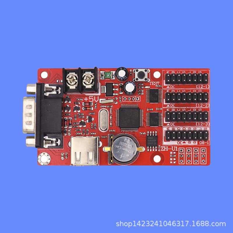 LED Display Advertising Screen Control Card, LED Control Card, USB Control Card, Zhonghang ZH-U1 Control Card, Single Color