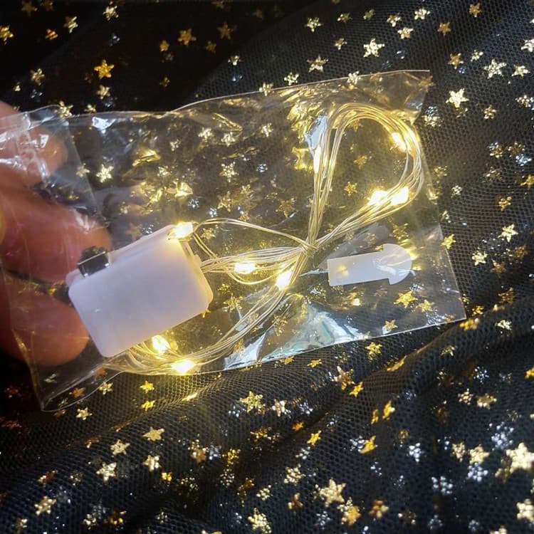 Factory Direct Three-Function Flashing LED String Lights for Fresh Flower Cake Boxes, Christmas Decoration Gift Box Lights