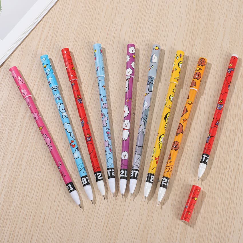 BTS pens, gel pens, stationery peripherals half price