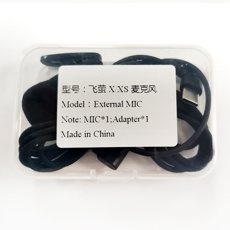 Eagle Eye Aerial Photography Flying Fire X Action Camera Special External Microphone Stereo Two-Channel MIC