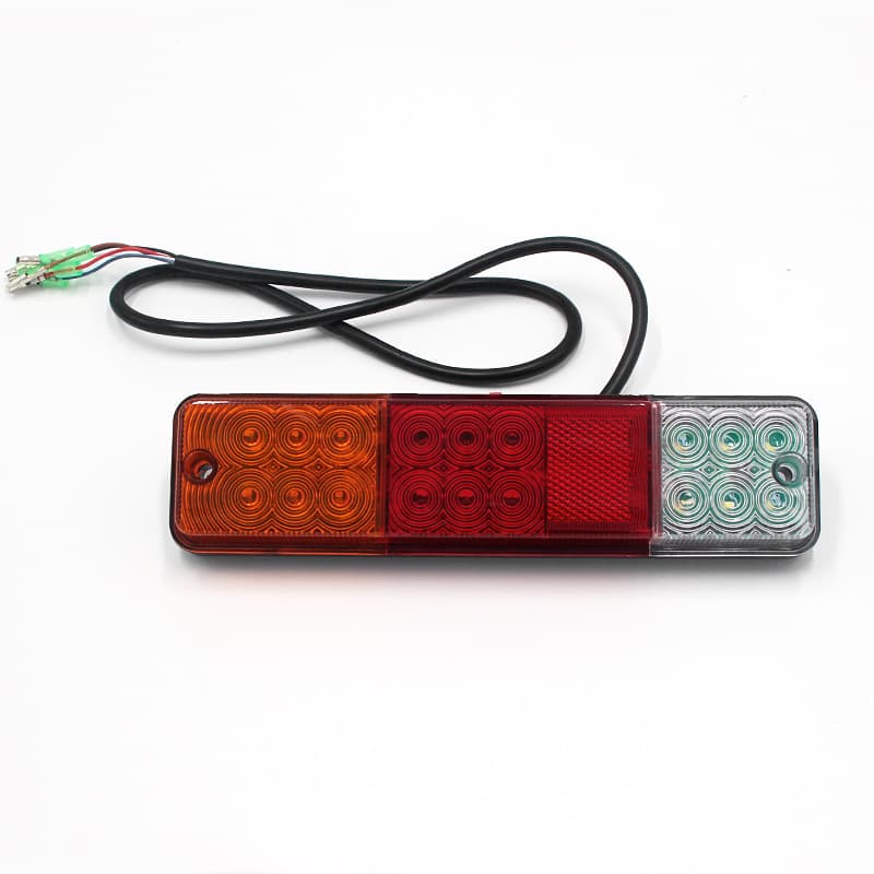Forklift Tail Light LED Heli Hangcha Longgong 12-80V Wide Voltage Turn Signal Rear Combination Light Adjustable Mounting Distance