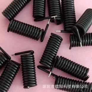 315M 433M Wireless Transmitting Spiral Black Rubber Antenna RF Module Transmission Antenna