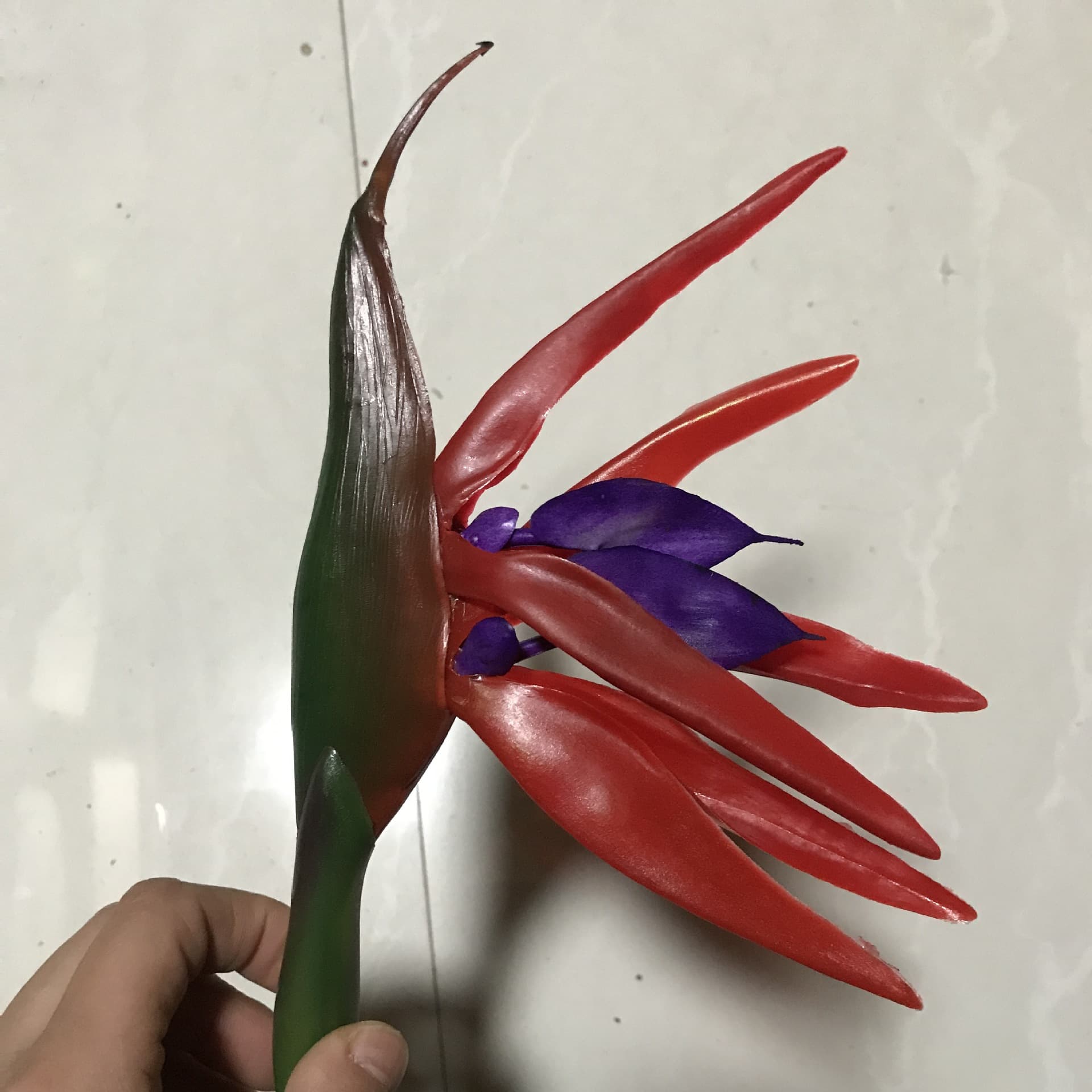 High simulation PE bird of paradise simulation plant? Factory direct sales decoration flower arrangement accessories desktop decoration