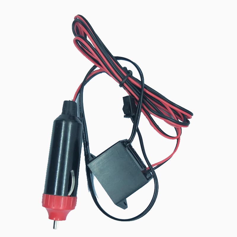 Factory direct supply of 12V small sealed cigarette lighter EL driver EL luminous cigarette lighter tip, fast shipping.