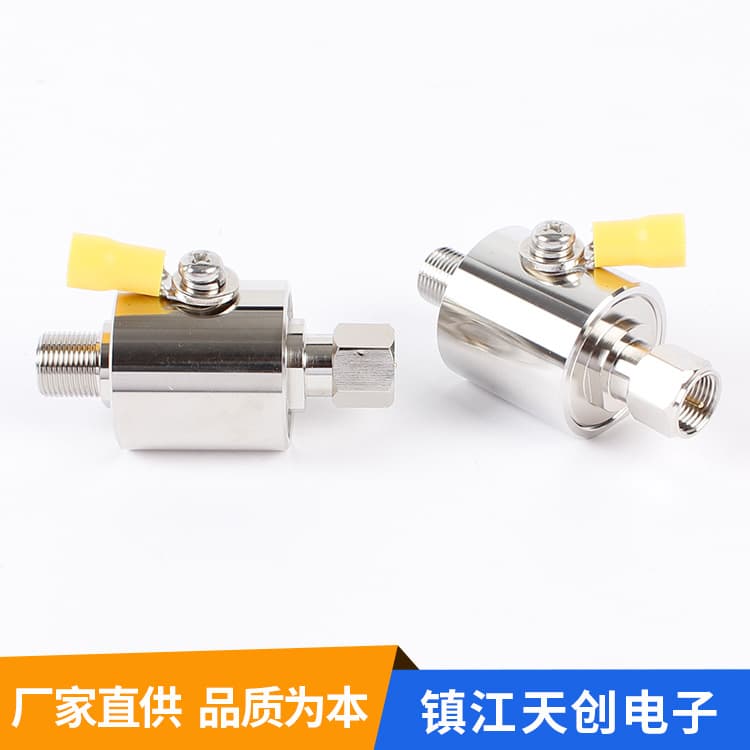 F-type 3G British lightning arrester British F-connector antenna feed F-JK arrester customizable by Zhenjiang Tianchuang