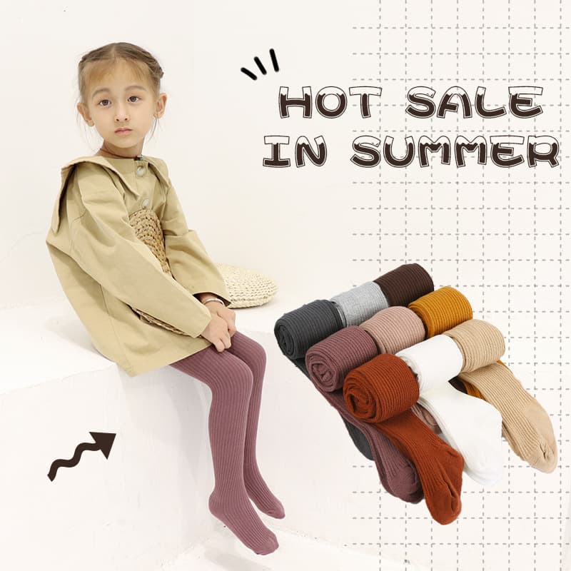 Wholesale New Fashionable Candy Colored Trendy Pantyhose Open Arch Children's Pantyhose Breathable Sweat Absorbent Cotton Pantyh