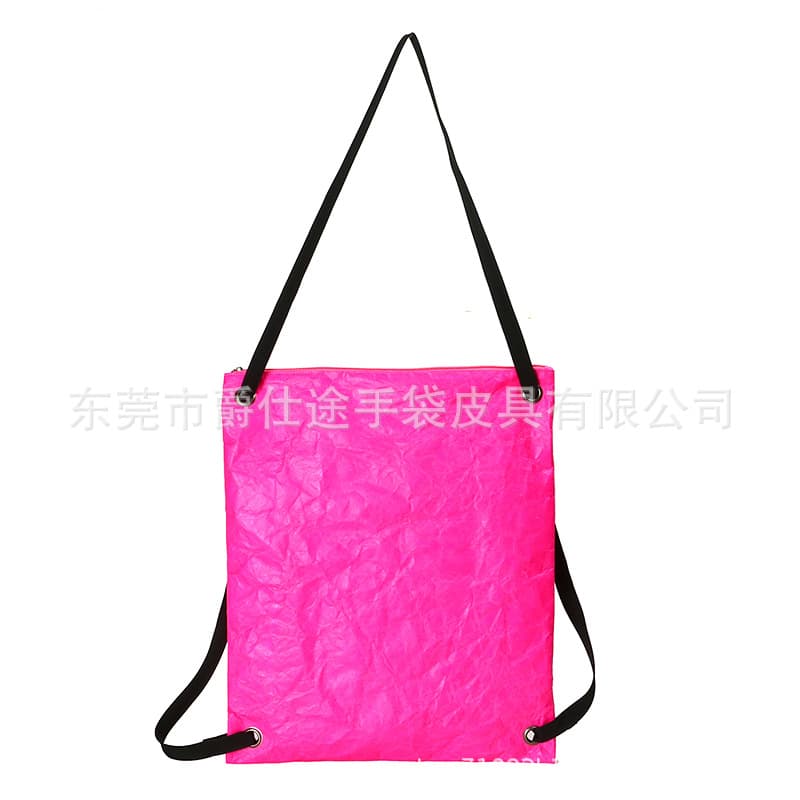 Designer Original DuPont Paper Drawstring Bags, Eco-Friendly Tear-Resistant DuPont Paper Sports Backpacks, DuPont Paper Shoulder Bags