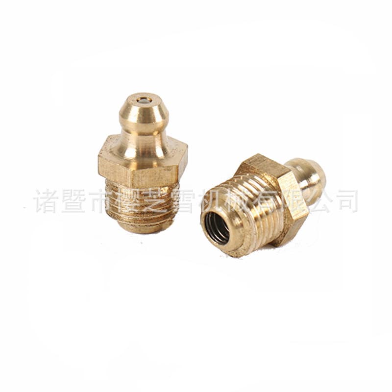 Production and supply of R1/8 brass oil nozzle PT1/8 pure copper oil nozzle G1/8 motor oil nozzle din71412