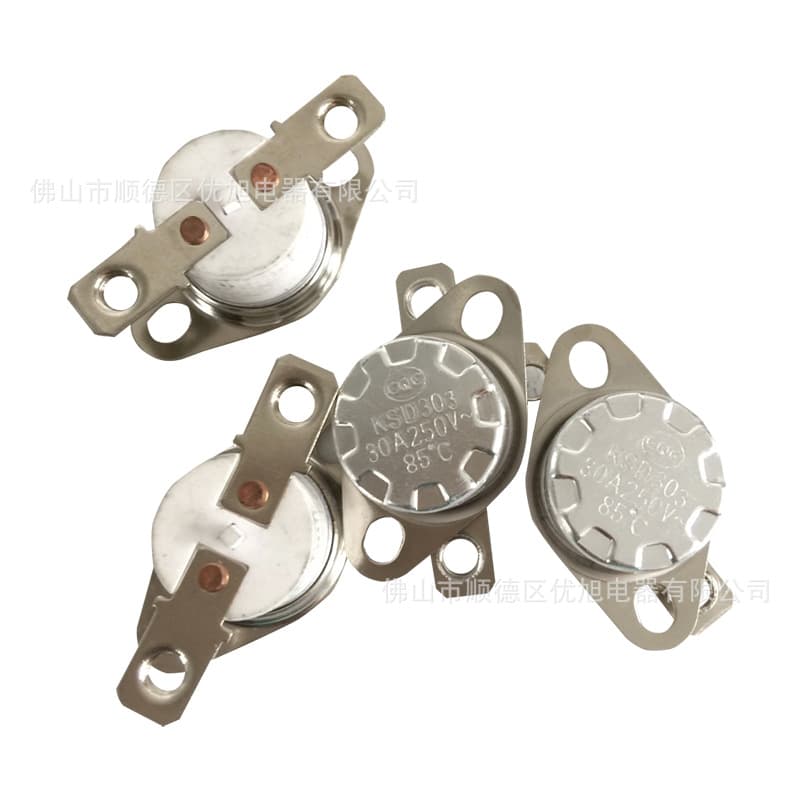 Stage Light 180°C High Temperature High Current 30A Thermostat Electric Heater 95°C with Thread Temperature Control Switch