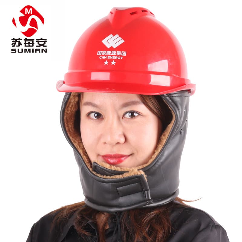 Outdoor Warm Safety Helmet Cover Cold-Proof Dual-Use Construction Hat Removable Cotton Labor Protection Liner Winter/Summer Cotton