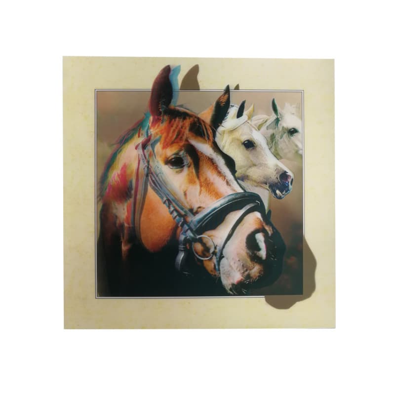 Custom high-definition 3D stereoscopic lenticular print on PET, no glasses needed, living room and bedroom decorative art