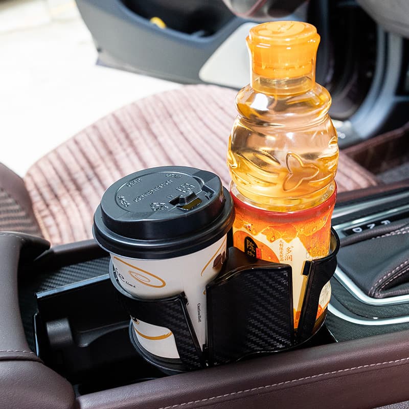 Hot-selling car cup holder stand, multifunctional car cup holder, car beverage holder, water cup organizer, carbon fiber