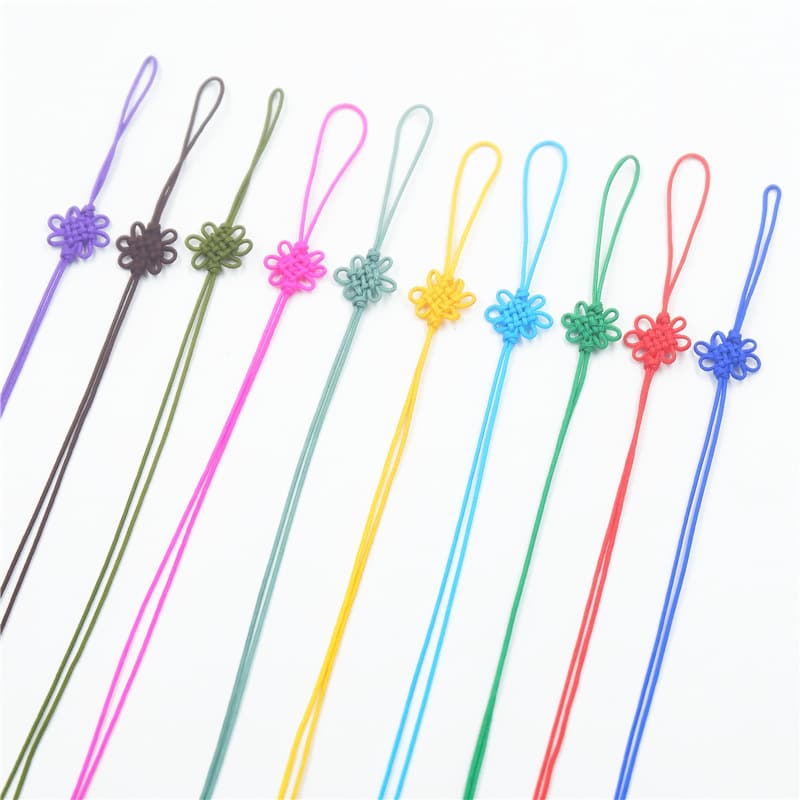 Jade thread small Chinese knot tassel pendants, mini craft fringe tassel ornaments, Chinese knot accessories, small Han knots
