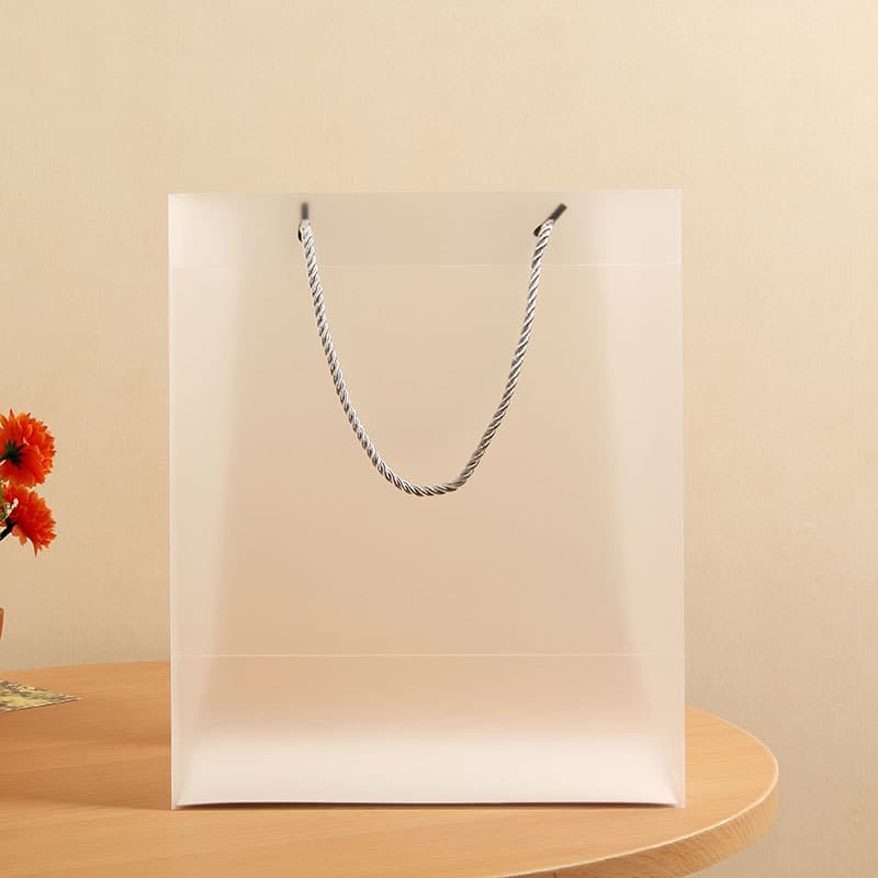 PP Handbag Stock Shampoo Shower Gel Packaging Bag Cosmetic Plastic Transparent Handbag PVC Bag Stock