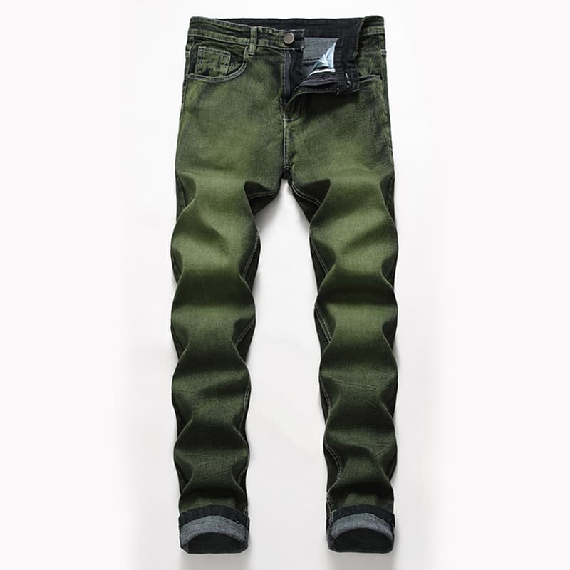 Cross-border Supply Jeans Men 2019 New European and American Stretch Plus Size Casual Straight Leg Pants Jeans Men
