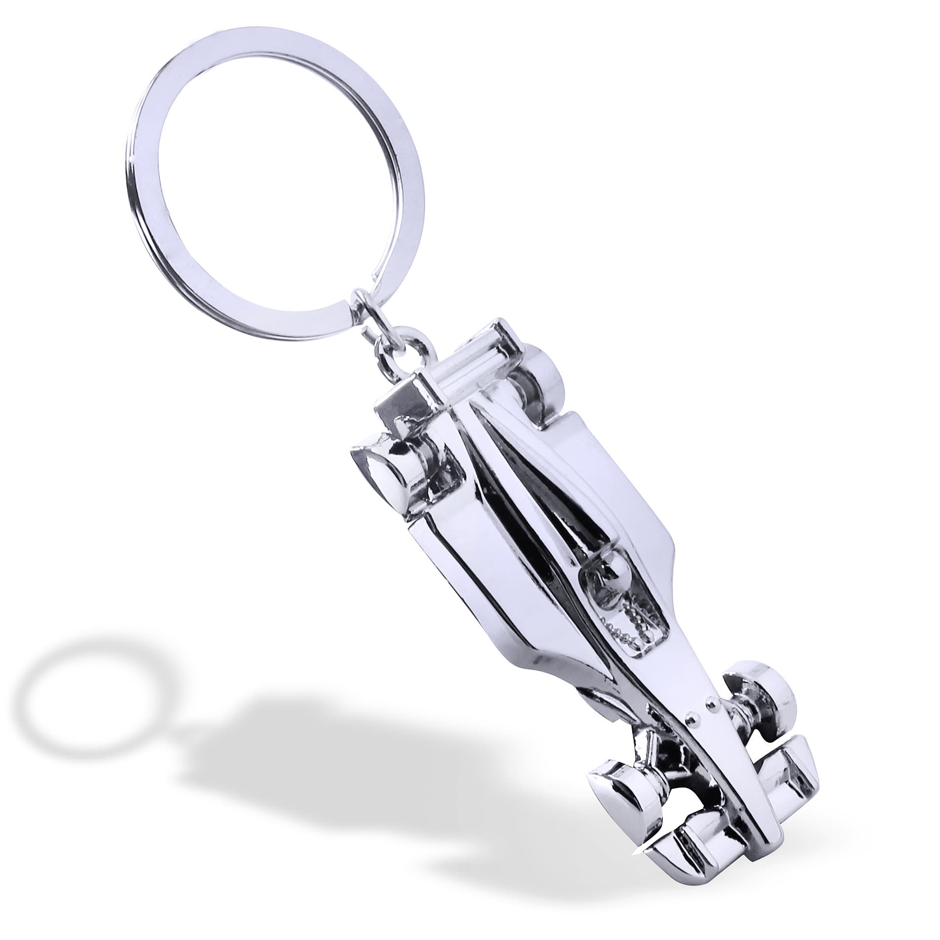 Zinc Alloy Sports Car F1 Racing Men's Metal Keychain Personalized Creative Keychain Customizable Logo Small Gift