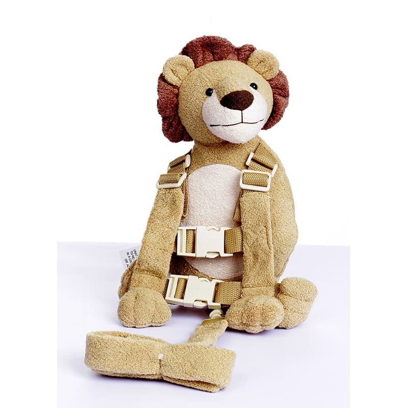 Factory Wholesale Children's Cartoon Animal Backpack Toddler Learning to Walk Backpack Pearl Plush Lion Toy Backpack