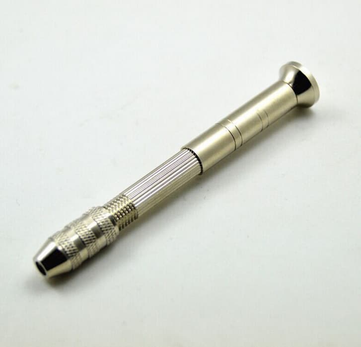 Hand twist drill Nazi Manual drill reamer drill Wenwan tool Drilling hand drill tool Watch repair round head