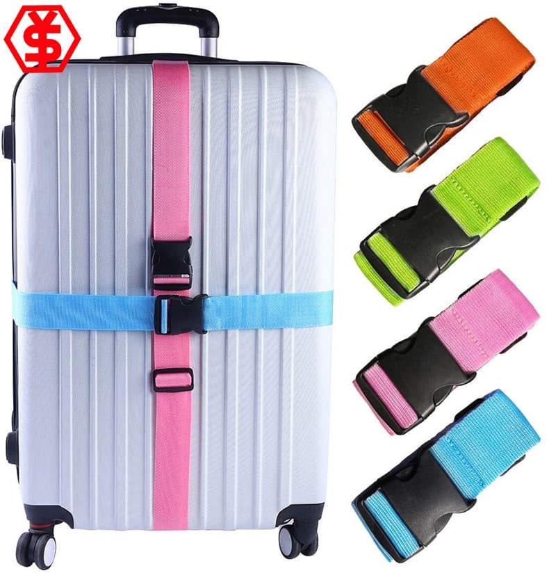 Cross-border Hot-selling In-stock Luggage Suitcase Strap Reinforced Belt Combination Lock Binding Strap Webbing Packing Belt