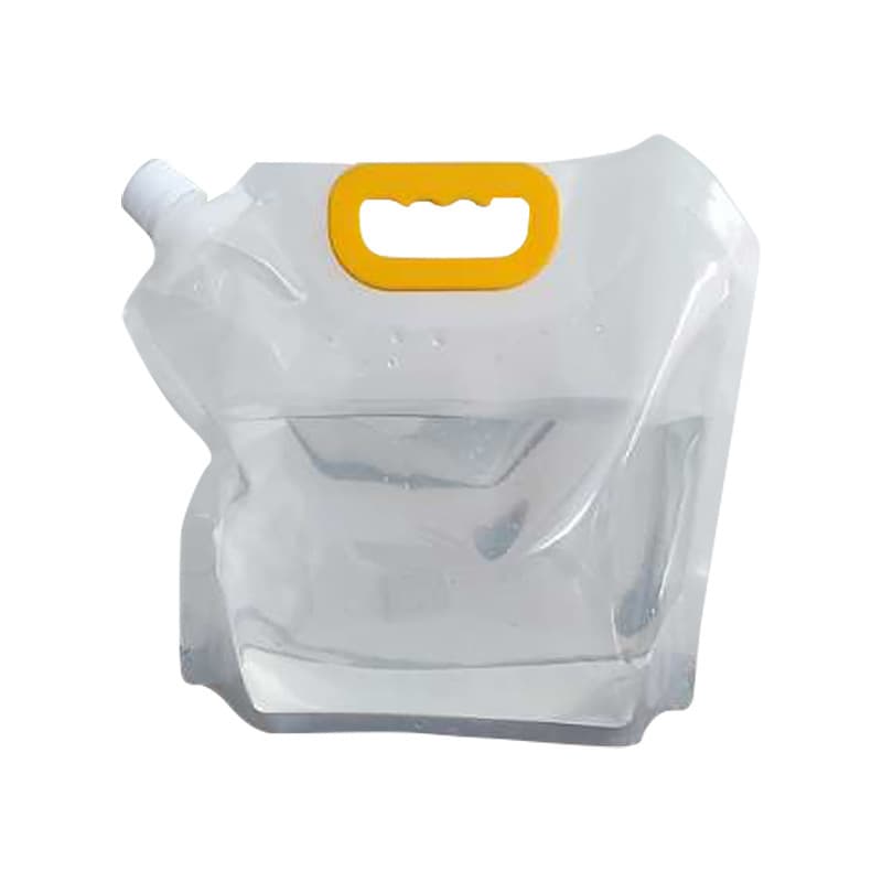 Manufacturer supplies transparent plastic edible oil packaging bags, bulk grain and oil self-standing tote bags, gift sesame oil spout bags
