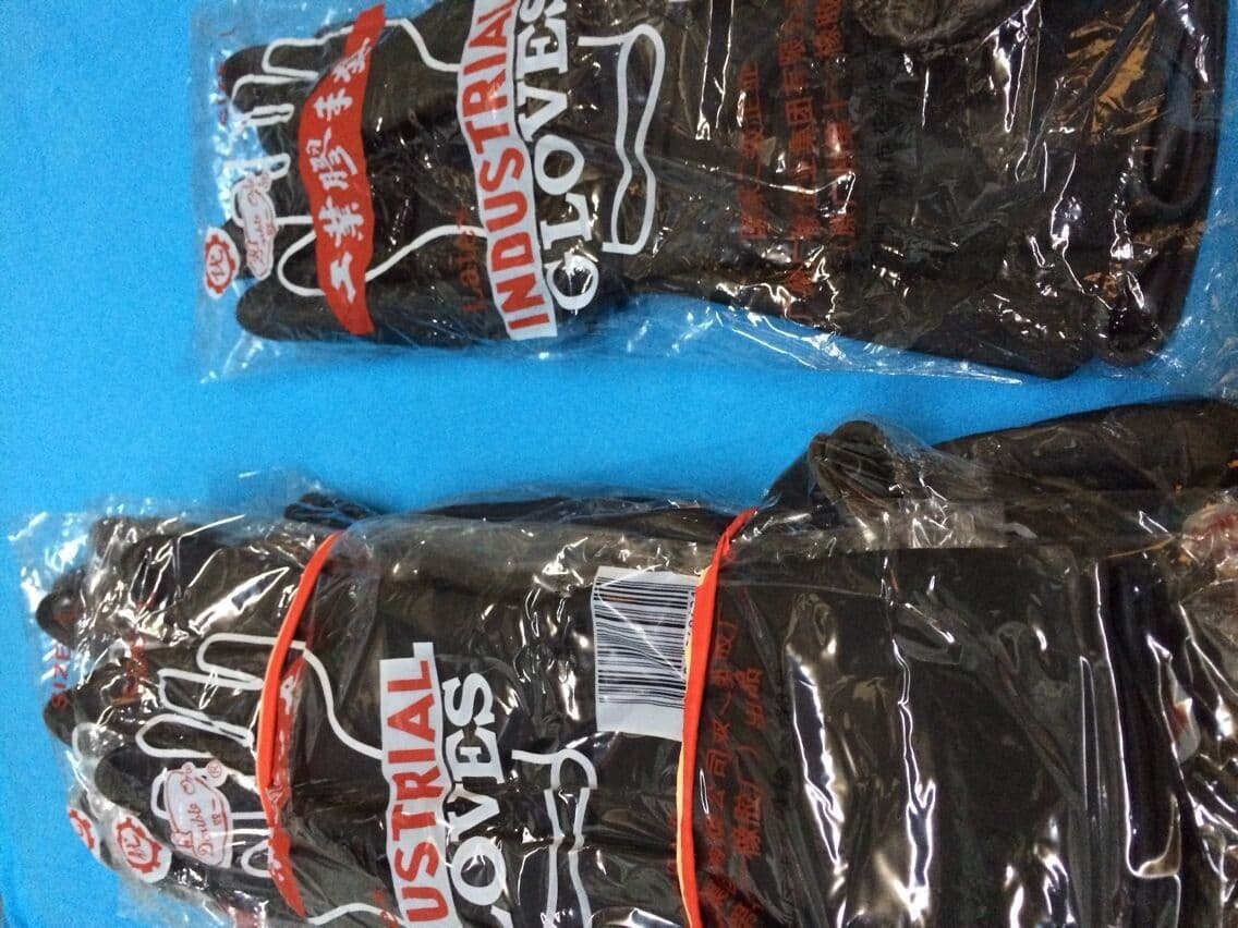 Shuangyi brand industrial rubber gloves, Shuangyi acid and alkali resistant rubber gloves, Guangzhou No. 11 Rubber Factory
