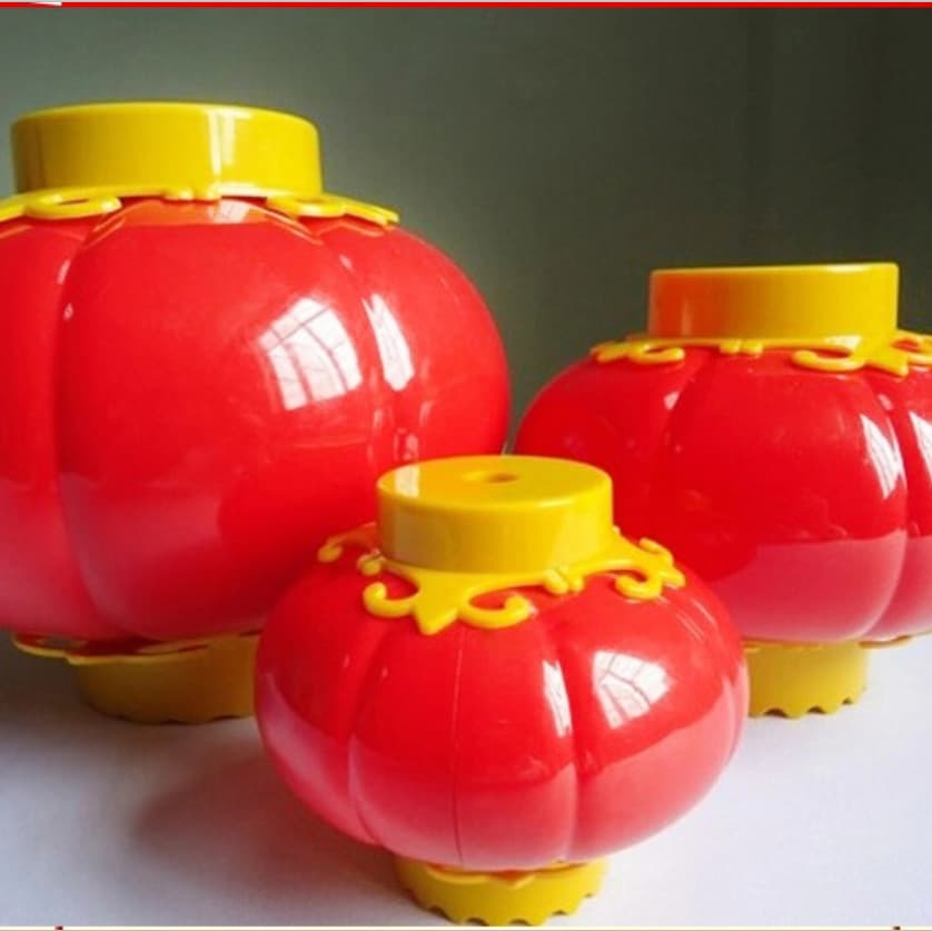 LED outdoor lanterns, streetlights, red lanterns, pumpkin strings, frosted waterproof LED winter melon, festival Chinese knots, outdoor.