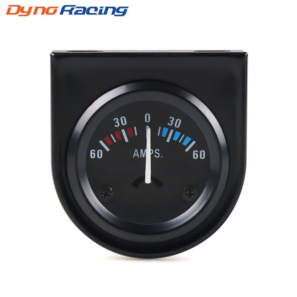 Factory direct supply 12V universal ammeter for car modification, 52mm vehicle ammeter 60-0-60