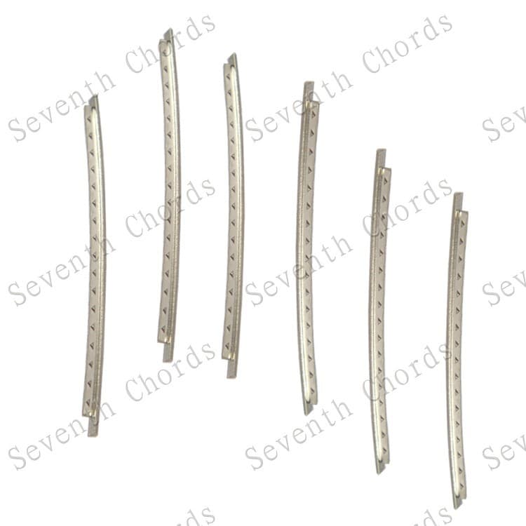 Guitar Parts, Guitar Frets, Electric Guitar Fret Scale Lines, Electric Bass Guitar White Bronze Frets Finished