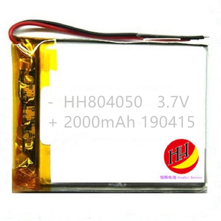 Factory Direct 804050 Polymer Lithium Battery 3.7V 2000mAh for Medical Devices Massage Instruments 084050