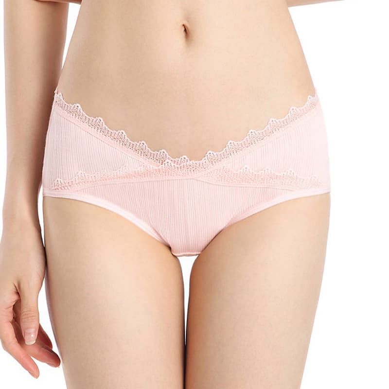 Pure cotton maternity underwear, low-waisted, mid-pregnancy, plus size, designed for women during early pregnancy and late pregnancy.