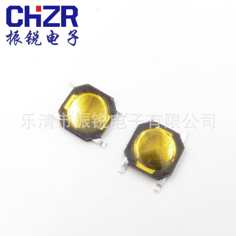 Zhenrui direct sales 4.5X4.5 5.2*5.2X0.8 membrane tactile switch ultra-thin button switch 4X4X0.8