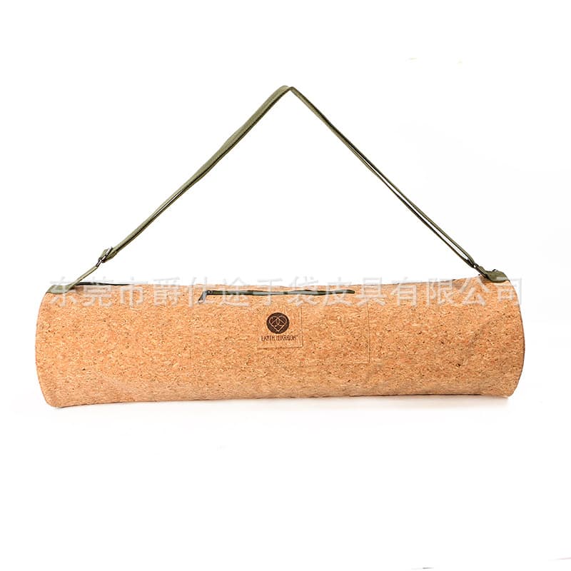 Creative new cork yoga mat backpack, waterproof and eco-friendly yoga mat storage bag, stylish fitness backpack.