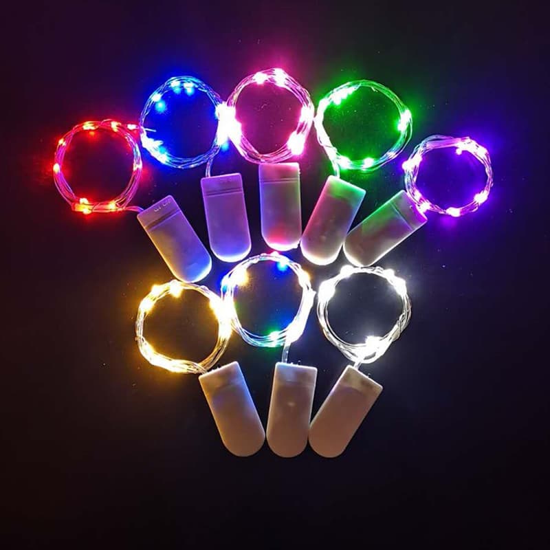 led light string 2032 button light battery light cake gift box decoration light Christmas decoration copper wire light string small lantern