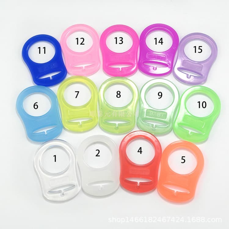 Suitable for MAM pacifier rings, holeless and loopless pacifier accessories, MAN silicone ring rings