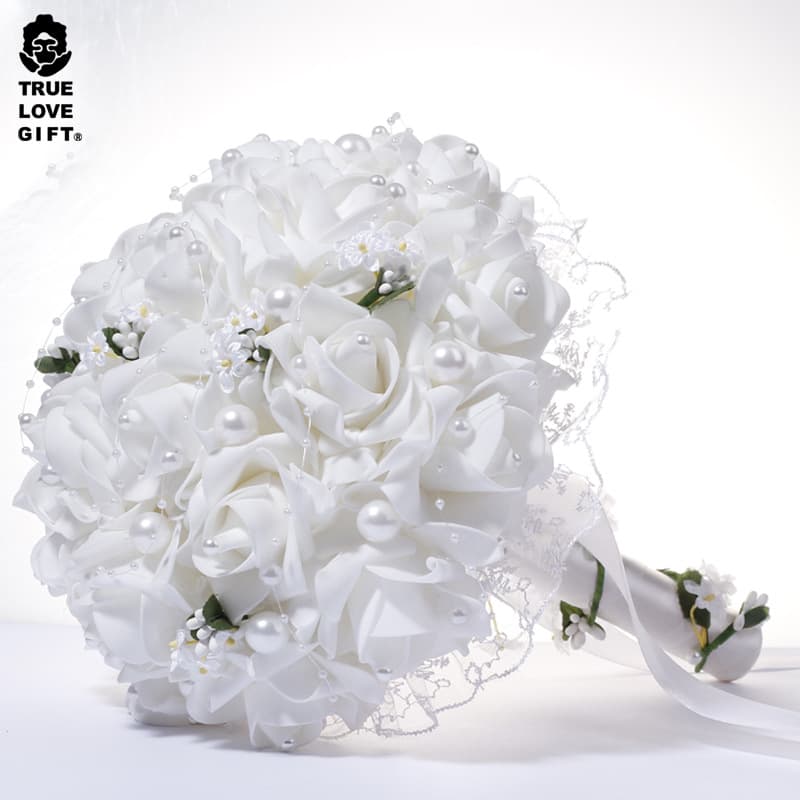 Xin Ai Hun Pin Korean Style Foam Flower Wedding Bride Bouquet Creative Western Wedding Supplies Bridal Bouquet Wholesale