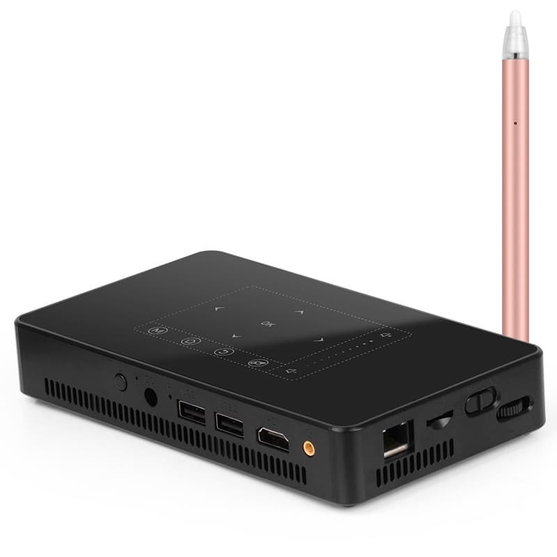 Smart pen touch projector Dlp Android smart office home entertainment teaching wifi projector can be developed