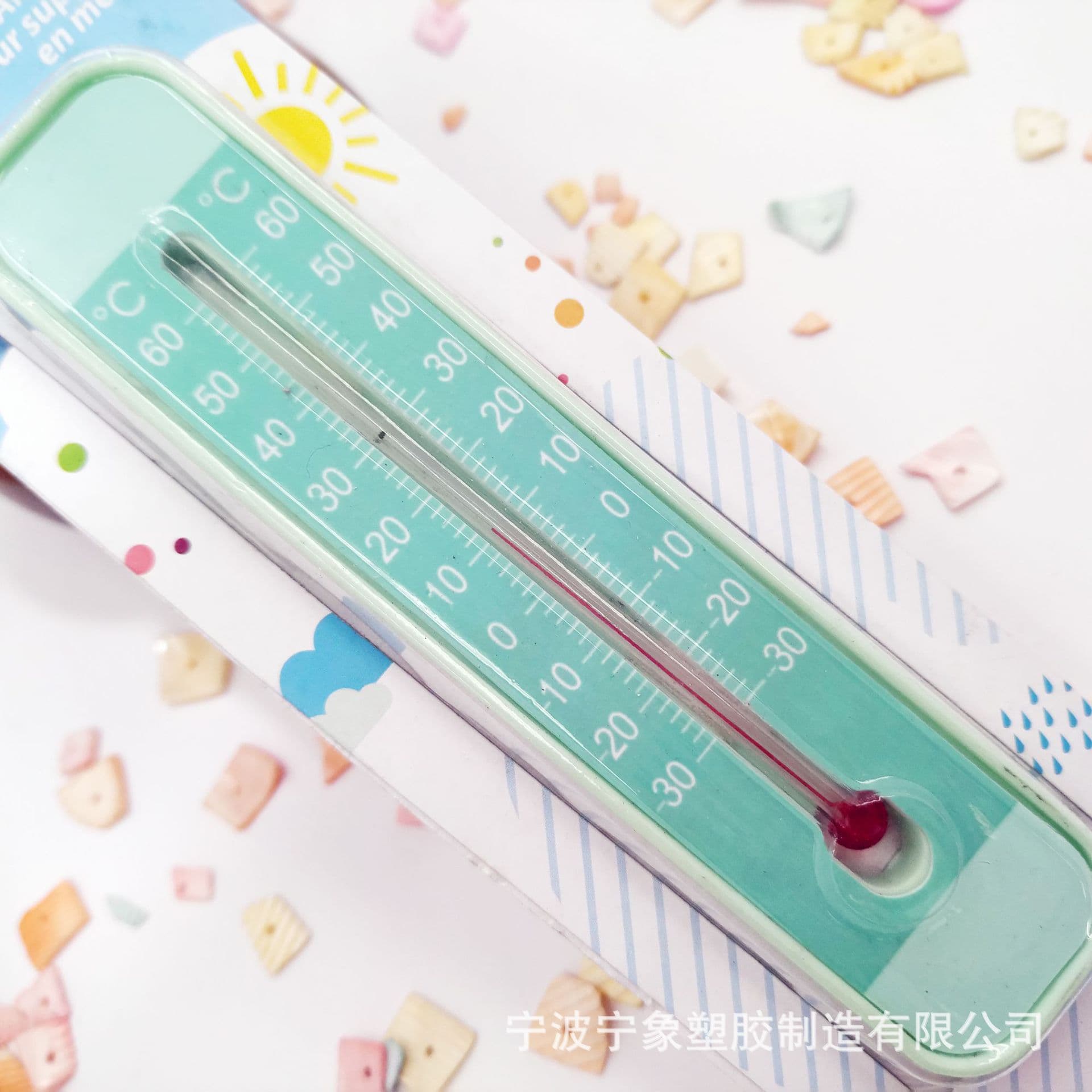 Our company specializes in magnetic refrigerator thermometers, plastic/glass thermometers with magnetic attachment