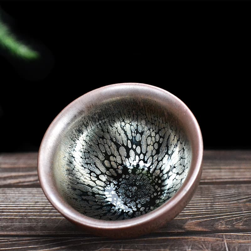 Jianyang oil-spot Jianzhan teacups and tea bowls, wholesale Jianzhan Kung Fu tea sets.