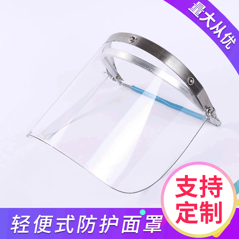 Supply Lightweight Protective Face Shield Splash-Proof Head-Mounted Face Screen Welding Face Shield Protective Mask
