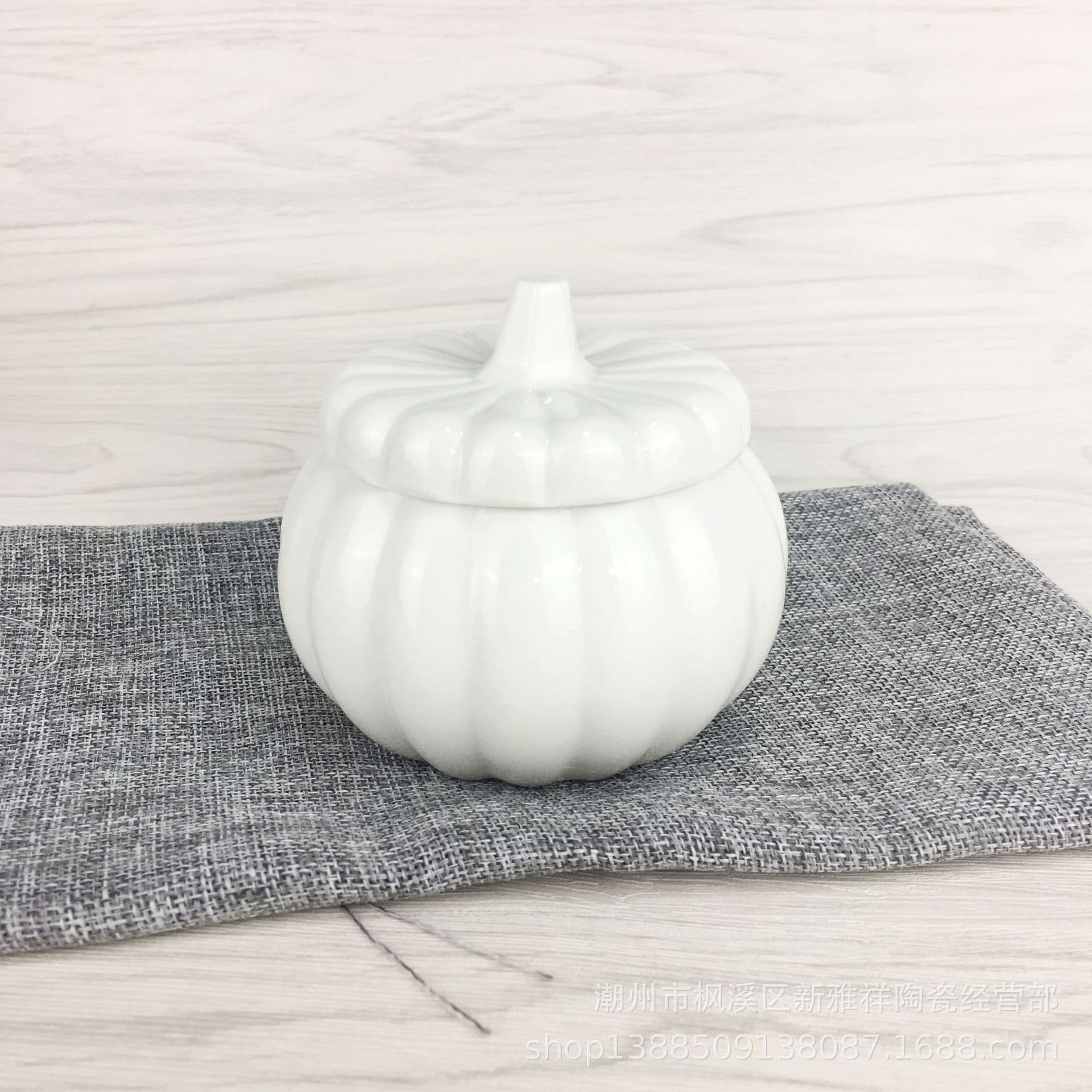 Ceramic Pumpkin Bowl Soup Tureen, Double Boiler Stew Pot, Soup Bowl, Bird's Nest Bowl, Dessert Bowl, Buffet Tableware, Custom Logo Available