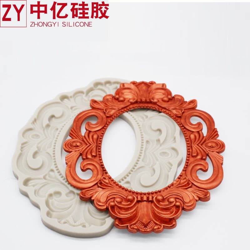 New Picture Frame Silicone Mold, Fondant DIY Polymer Clay Resin Casting Tool