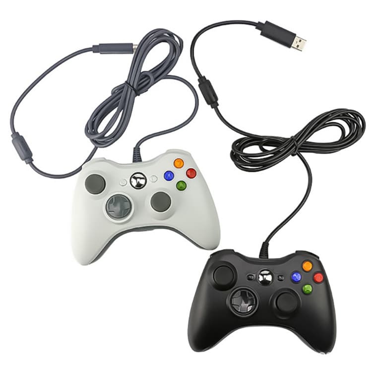 Factory Stock XBOX 360 Wired Controller XBOX 360 Game Controller Compatible with PC Gamepad