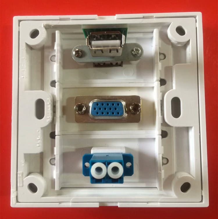Direct Sale HDMI High-Definition Panel VGA, 3RCA, HDMI, Fiber Optic, TV Module Solderless Module 86 Box