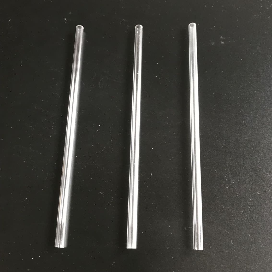 High Borosilicate Heat-Resistant Glass Tube - Diameter 6mm/7mm/8mm, Length 20cm, Customizable glass straw sizes