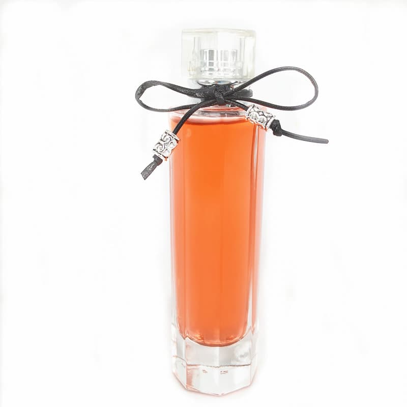 Best-selling 50ml Glass Perfume Bottle, Octagonal Cylinder Perfume Bottle, Refillable Empty Glass Bottle