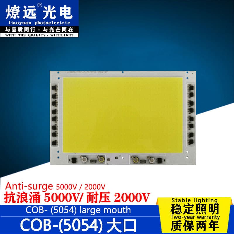 COB Flip-Chip Driverless 5054 Large-Aperture Linear 50W 100W 150W 200W High-Power Floodlight LED Beads
