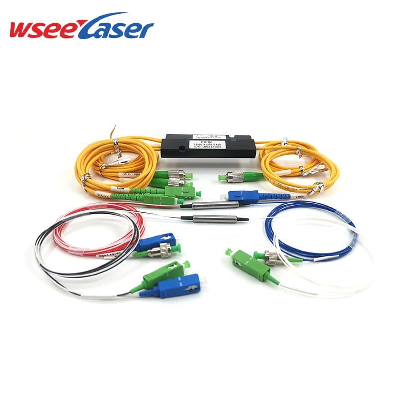 FWDM 1310/1490/1550nm fiber wavelength division multiplexer, custom manufacturing available.