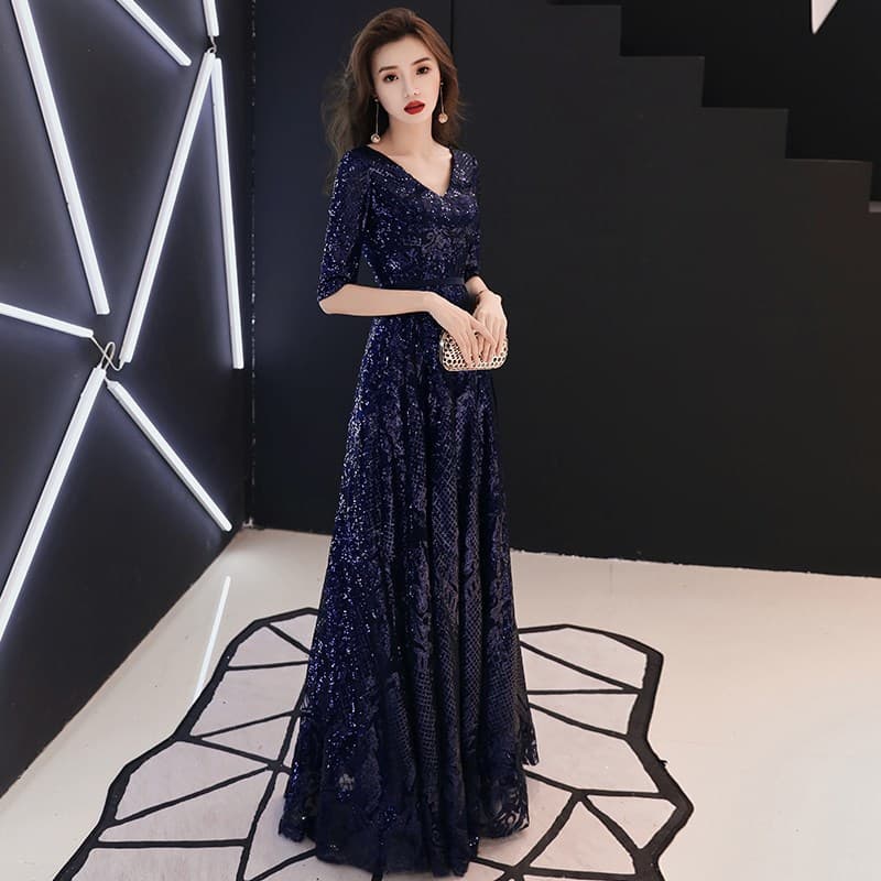 Plus Size Evening Gown for Women, Slimming High-End New Style, Elegant Socialite Party Host Banquet Birthday Dress Spring