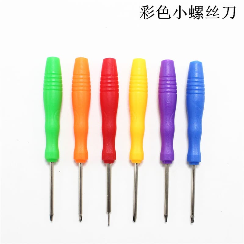 Factory wholesale phone repair colored small screwdriver multi-model cross disassembly tool multi-function screwdriver