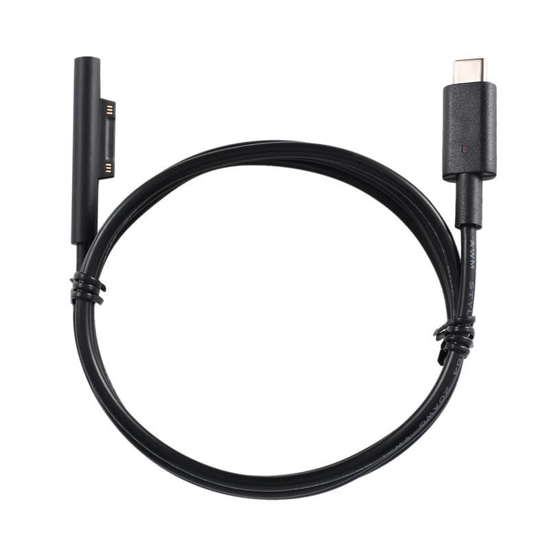 Charging cable for Microsoft tablet surface PRO3/4/5/6/7/GO PD to TYPE-C